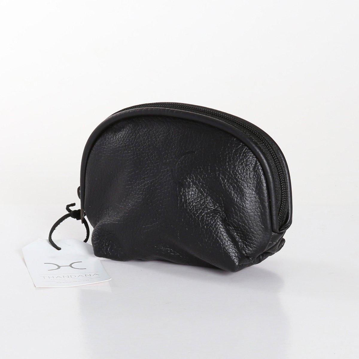 Thandana Leather Makeup Pouch - KaryKase