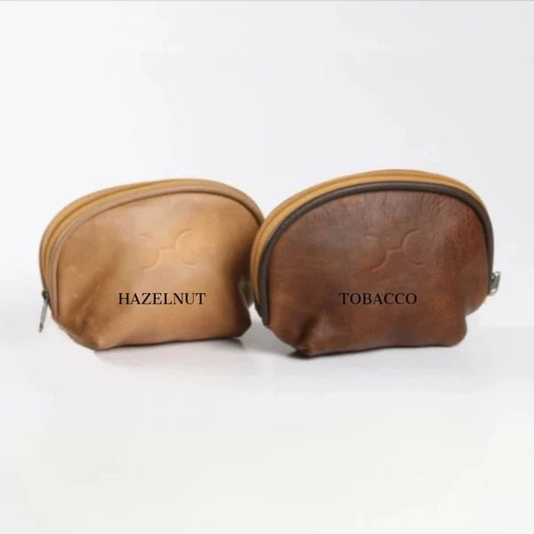 Thandana Leather Makeup Pouch - KaryKase