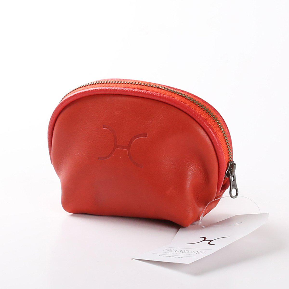 Thandana Leather Makeup Pouch - KaryKase