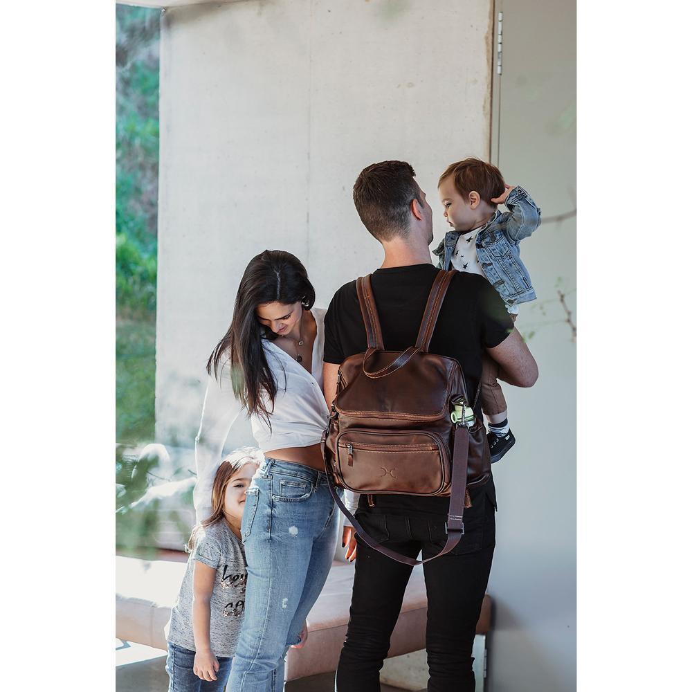 Thandana Leather Nappy Backpack - KaryKase