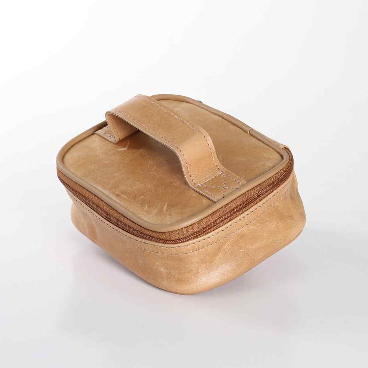 Thandana Leather Single Toiletry Case - KaryKase