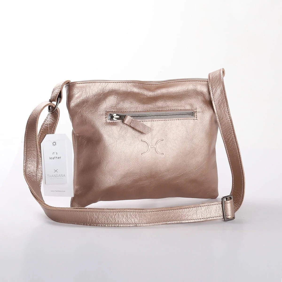 Thandana Mini Messenger Leather Handbag - KaryKase