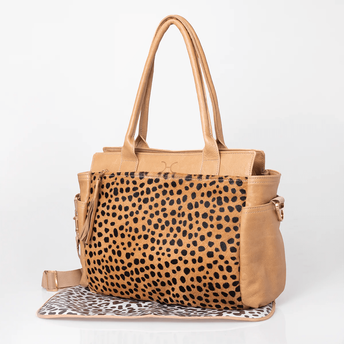 Thandana Noa Leather Handbag | Print Faux Fur - KaryKase
