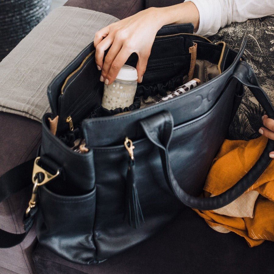 Thandana Noa Leather Nappy Bag - KaryKase