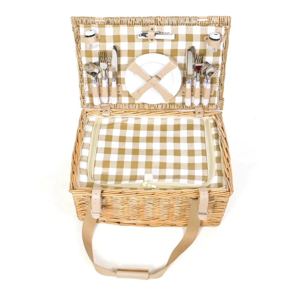 Yuppie Gift Baskets Sahara Picnic Basket (6 Persons) - KaryKase