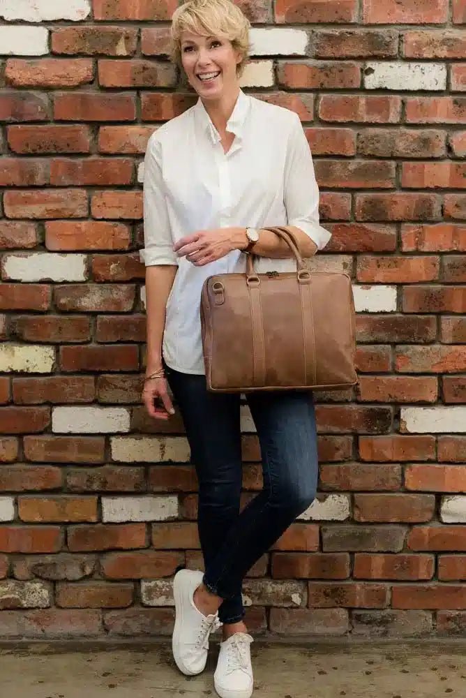 Zemp Supernova 13″ Laptop Bag | Chestnut - KaryKase