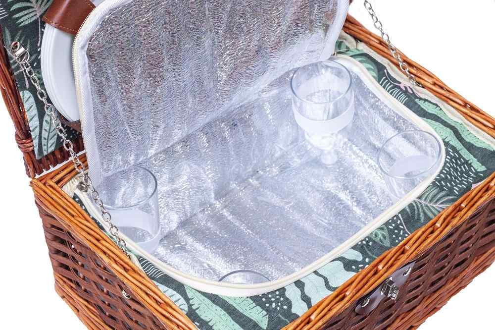 Yuppie Gift Baskets Blossom Picnic Basket (4 Persons) - KaryKase