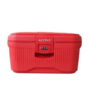 Tosca Accent Guardian Hardshell Vanity Case | Red - KaryKase