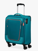 American Tourister Pulsonic 55cm Cabin Spinner - Expandable | Stone Teal - KaryKase