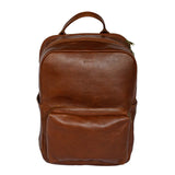 Mally Hunter Leather Laptop Backpack | Brown - KaryKase