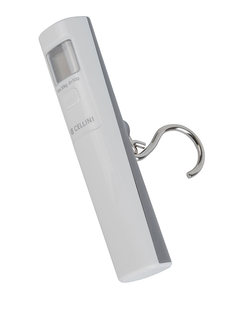 Cellini Battery Free Luggage Scale | White