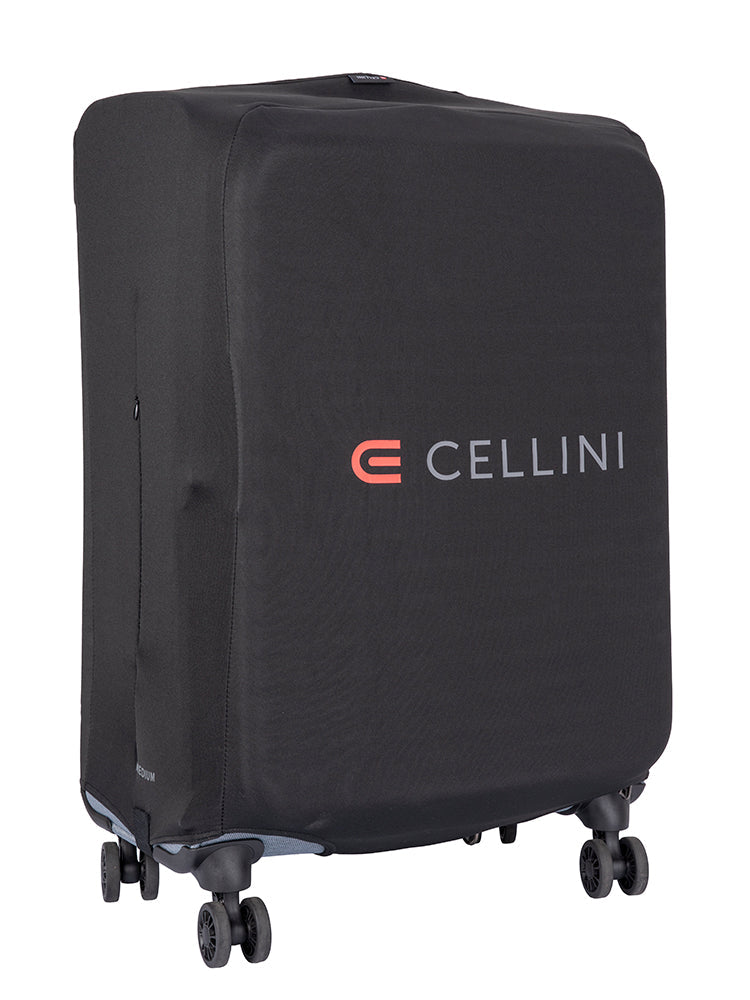 Cellini Medium Lockable Luggage Cover | Black