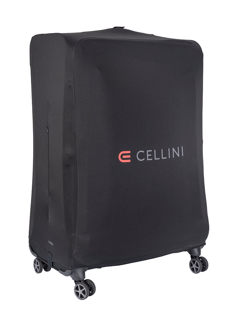 Cellini Large Lockable Luggage Cover | Black