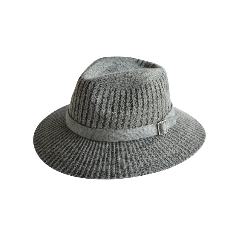 360Five Robin Fedora Cable Knit Hat - KaryKase