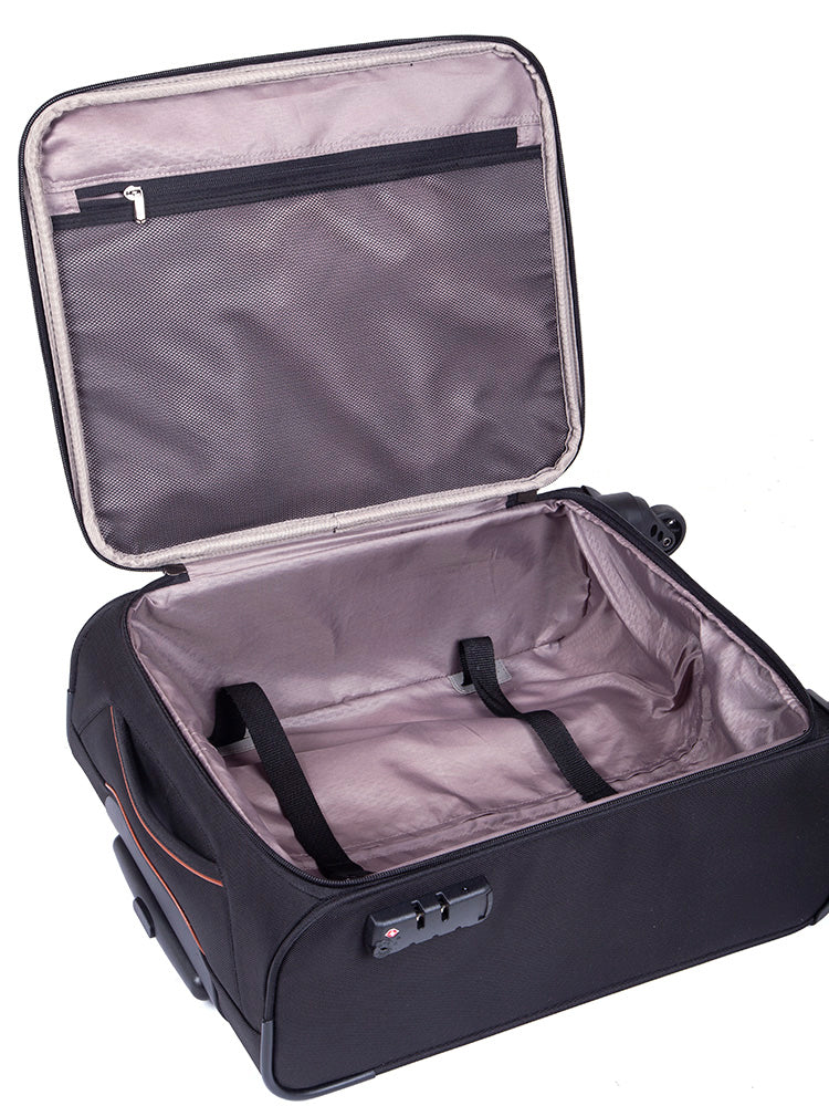 Cellini Monte Carlo 53cm Carry-on Spinner | Black - KaryKase