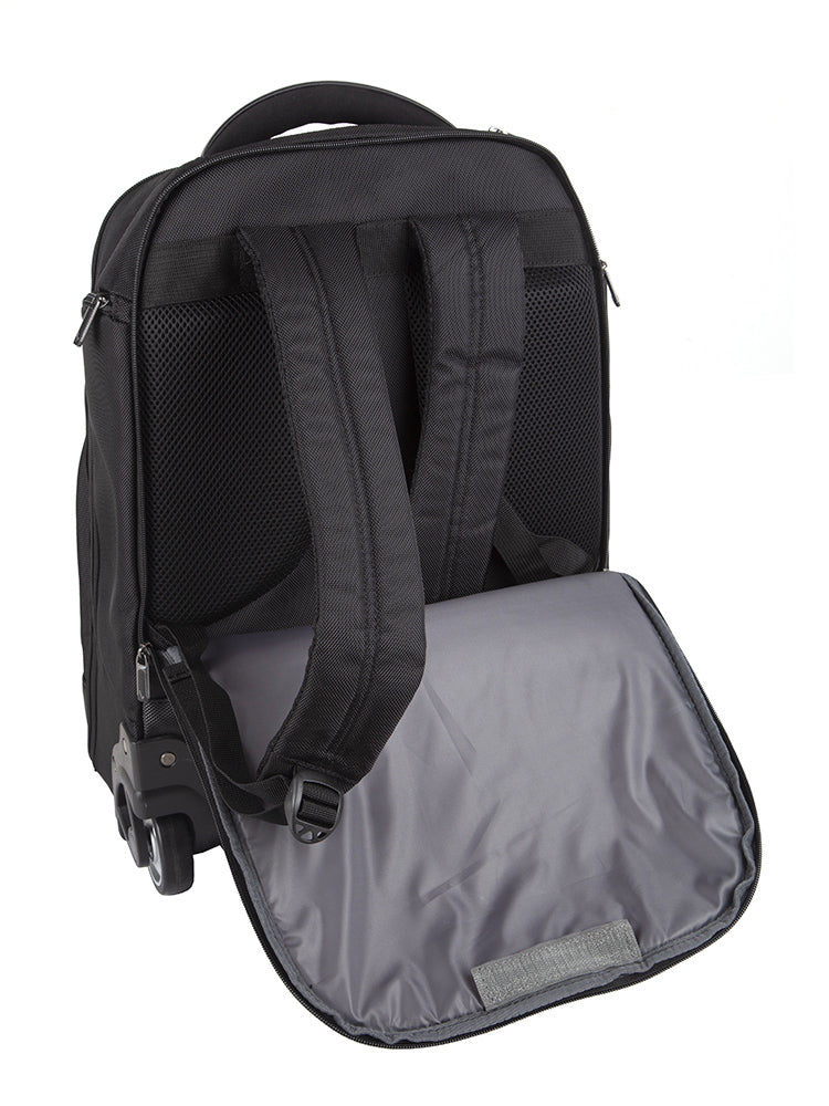 Voyager Wall Street Trolley Backpack | Black - KaryKase