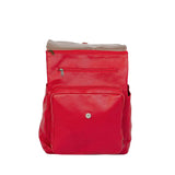 Mally Luxury Baby Backpack With Mat & Stroller Straps | Red - KaryKase
