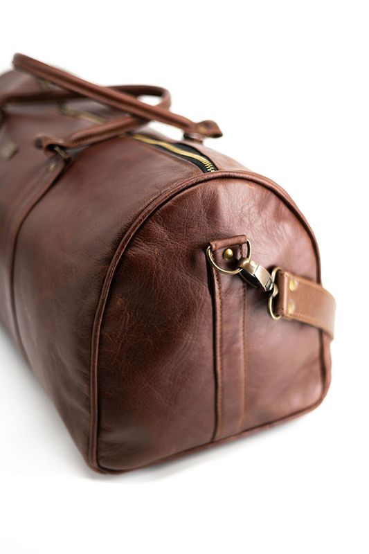 Tan Leather Goods Arthur Duffel Bag