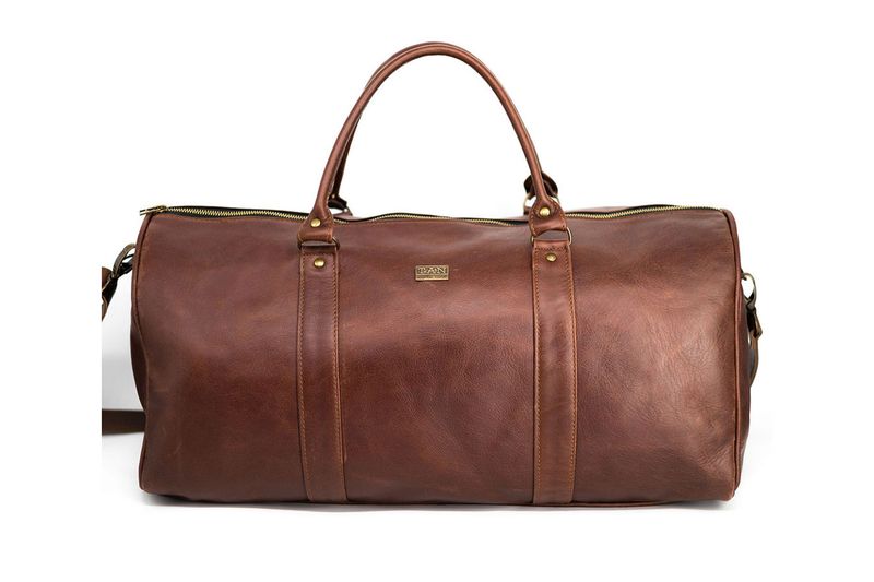 Tan Leather Goods Arthur Duffel Bag