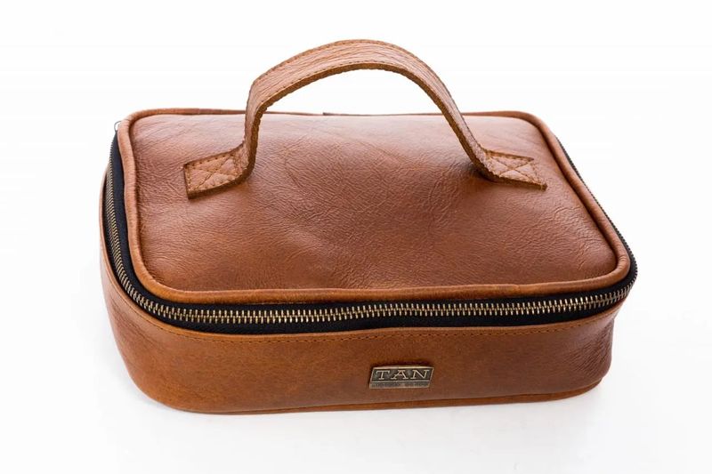Tan Goods Ruby Makeup Bag - Pecan