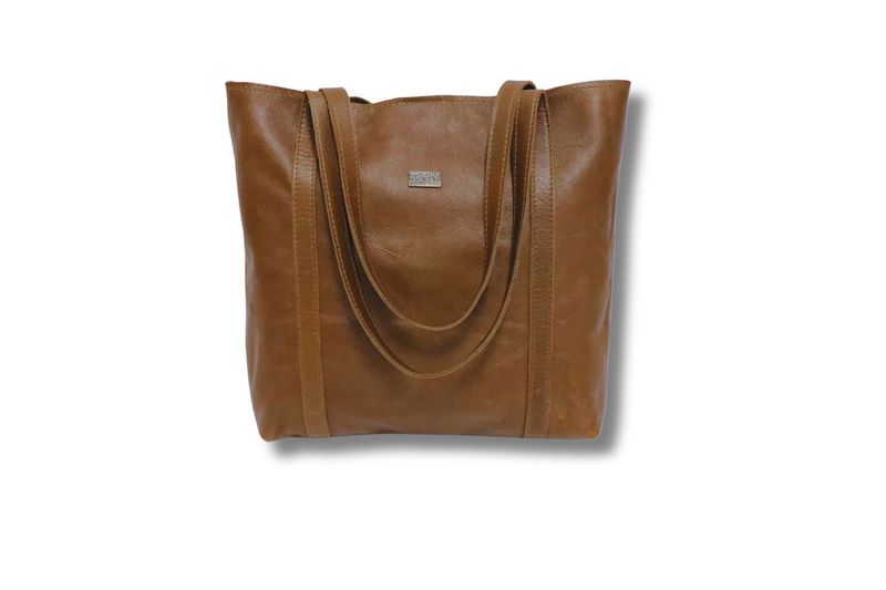 Tan Goods Judy Handbag - Pecan