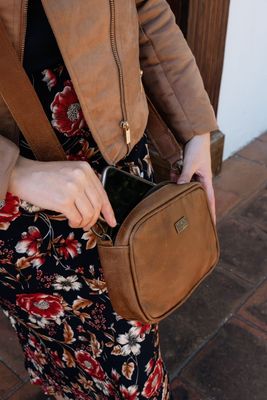 Tan Leather Goods Lily Sling Bag