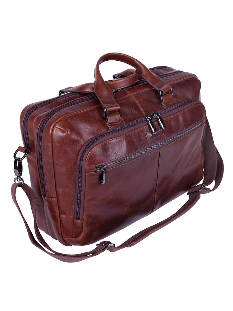 Cellini Infiniti Multi Pocket Business Organiser | Brown