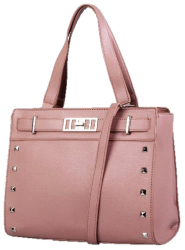 Pierre Cardin Abbey Studded Satchel Handbag | Pink - KaryKase