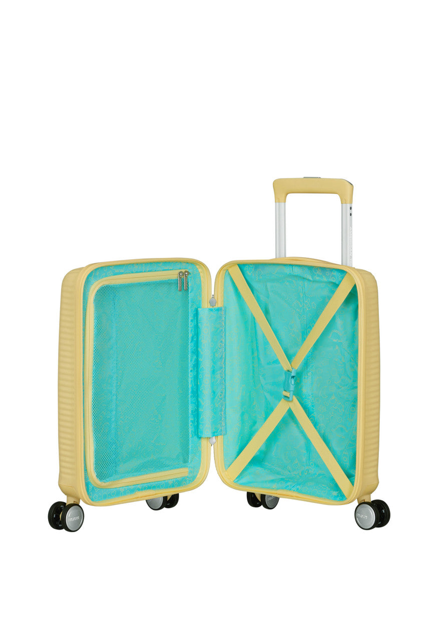 American Tourister Soundbox Mini Spinner 47cm - Pastel Yellow