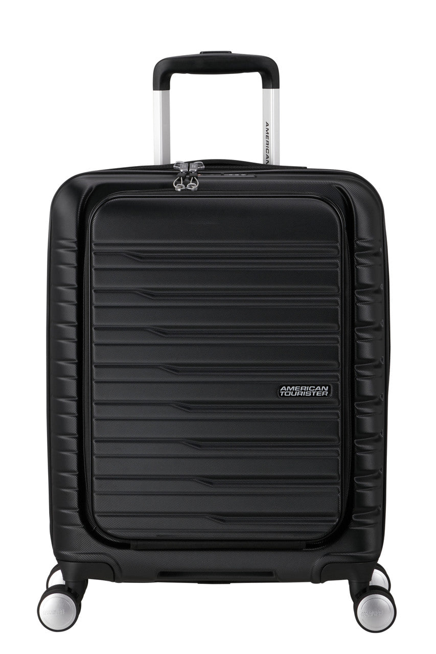 American Tourister Flashline Spinner Easy Access 55cm - Shadow Black