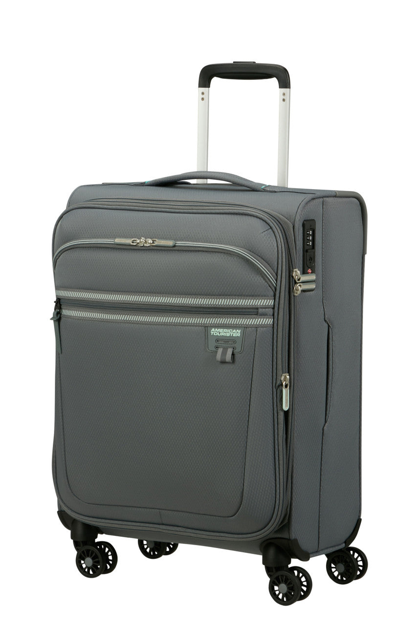 American Tourister Aerospin Spinner Expandable 55cm - Stone Basalt