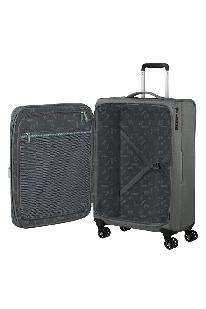 American Tourister Aerospin Spinner Expandable 69cm - Stone Basalt