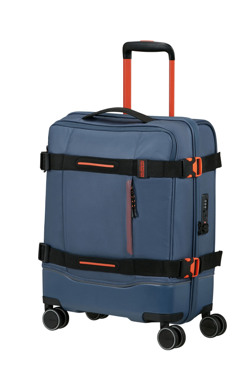 American Tourister Urban Track Coated Spinner 55cm - Navy/Orange