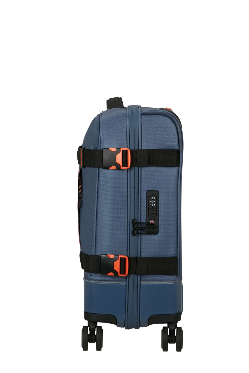 American Tourister Urban Track Coated Spinner 55cm - Navy/Orange