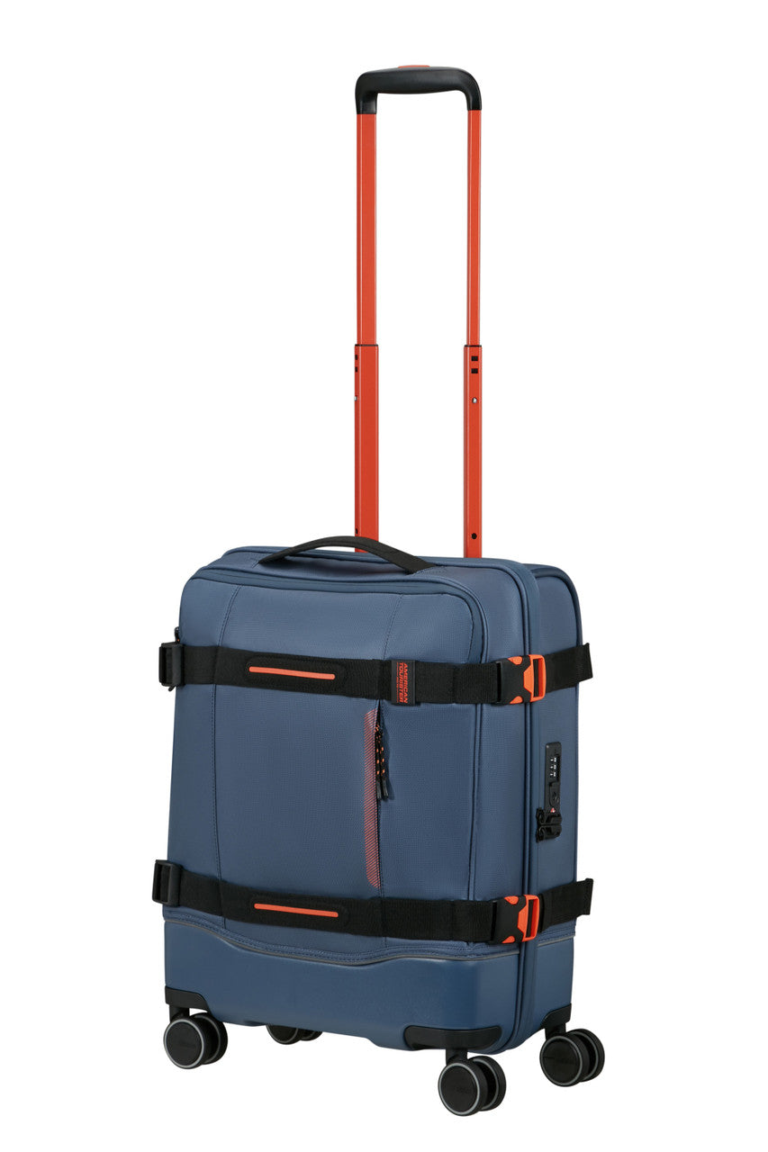 American Tourister Urban Track Coated Spinner 55cm - Navy/Orange