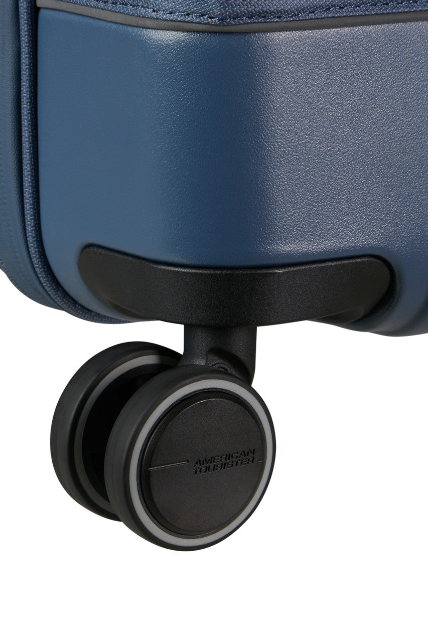 American Tourister Urban Track Coated Spinner 55cm - Navy/Orange