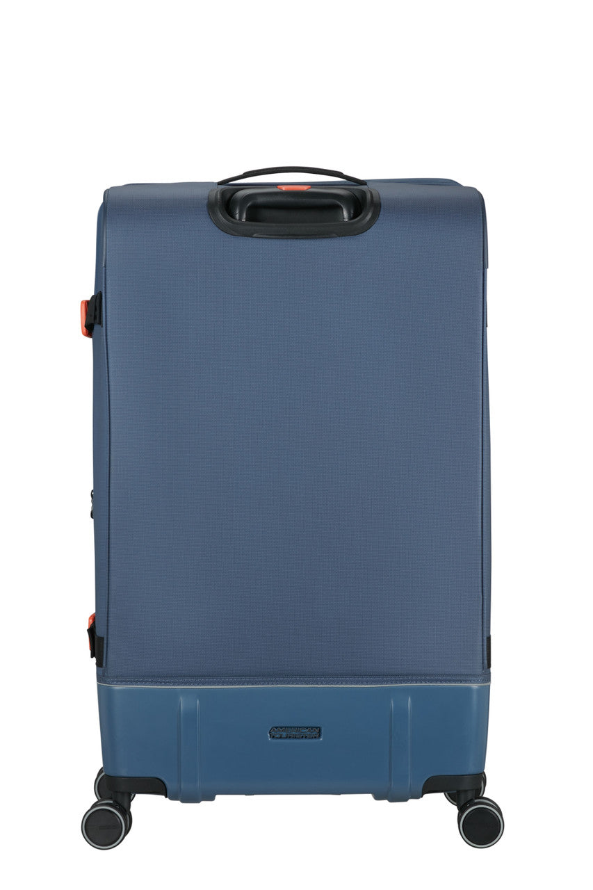 American Tourister Urban Track Coated Spinner 79cm - Navy/Orange
