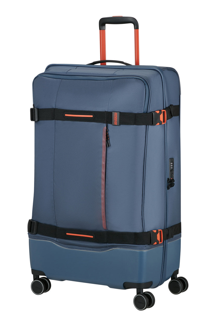 American Tourister Urban Track Coated Spinner 79cm - Navy/Orange