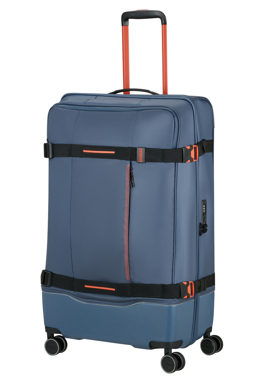 American Tourister Urban Track Coated Spinner 79cm - Navy/Orange