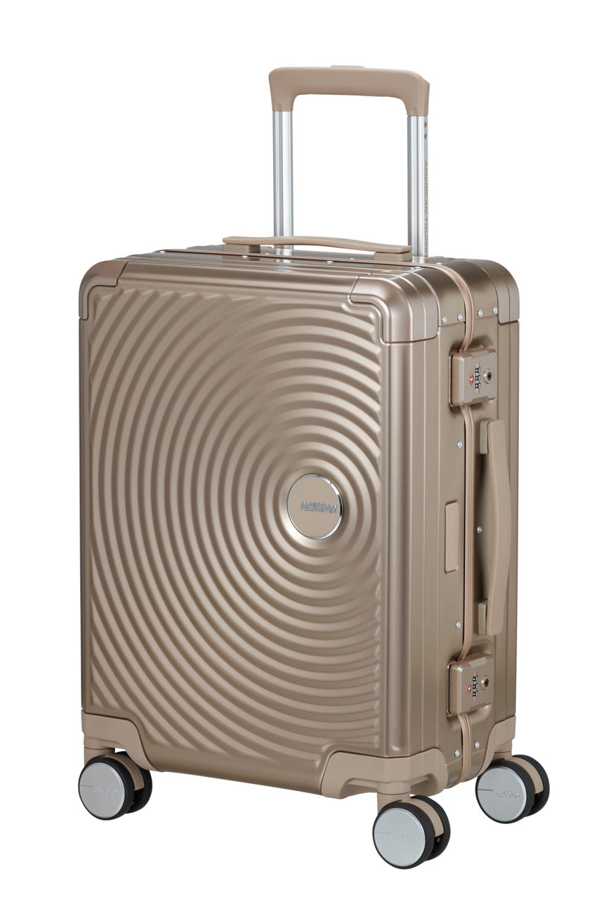 American Tourister Soundbox Alu Spinner TSA 55cm - Bronze