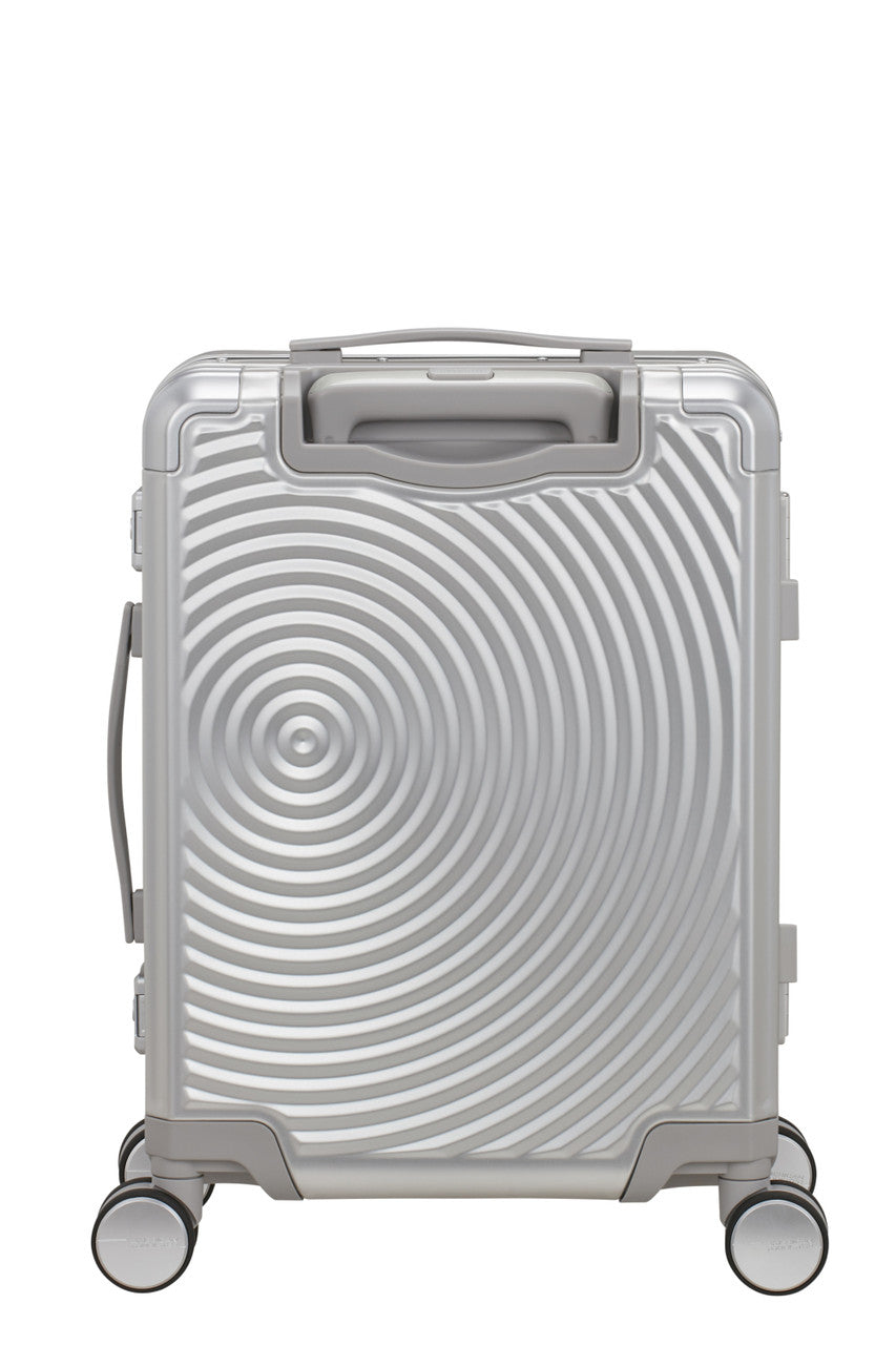 American Tourister Soundbox Alu Spinner TSA 55cm - Silver