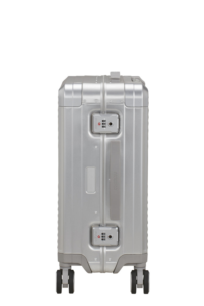 American Tourister Soundbox Alu Spinner TSA 55cm - Silver