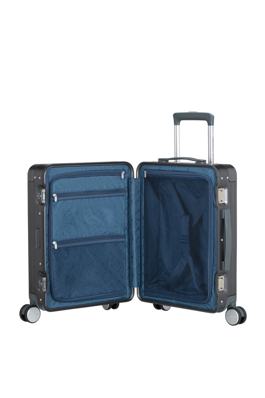 American Tourister Soundbox Alu Spinner TSA 55cm - Brushed Anthracite