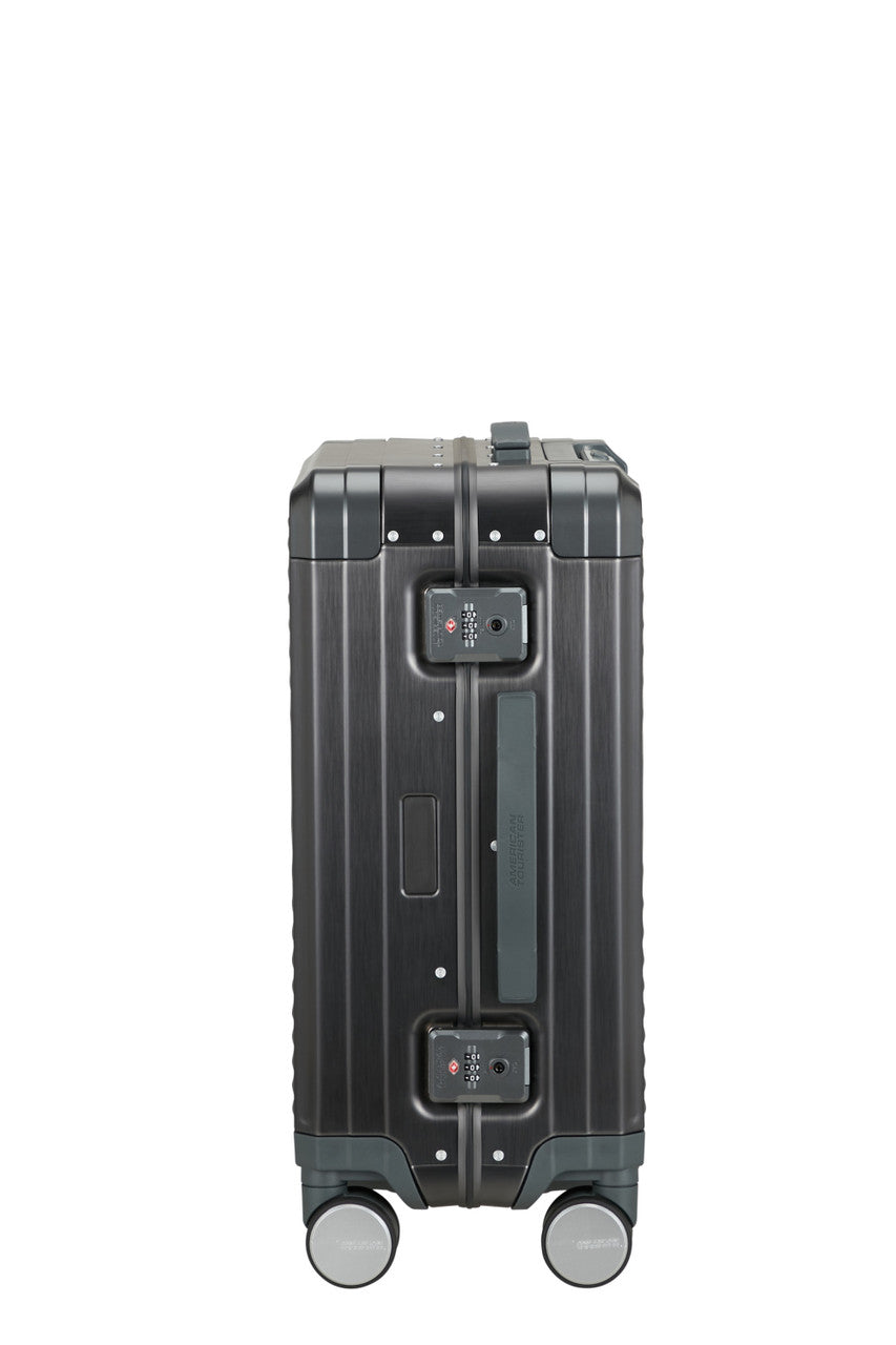 American Tourister Soundbox Alu Spinner TSA 55cm - Brushed Anthracite