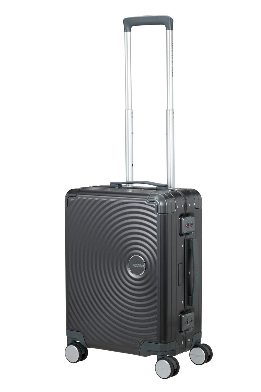 American Tourister Soundbox Alu Spinner TSA 55cm - Brushed Anthracite