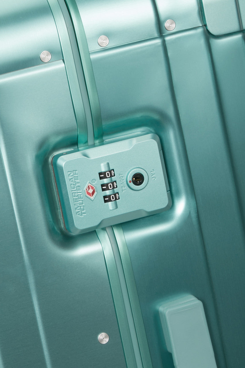 American Tourister Soundbox Alu Spinner TSA 77cm - Dusty Turquoise
