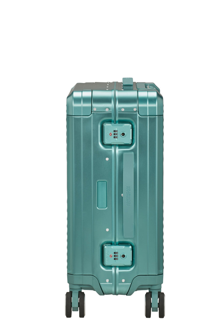 American Tourister Soundbox Alu Spinner TSA 55cm - Dusty Turquoise