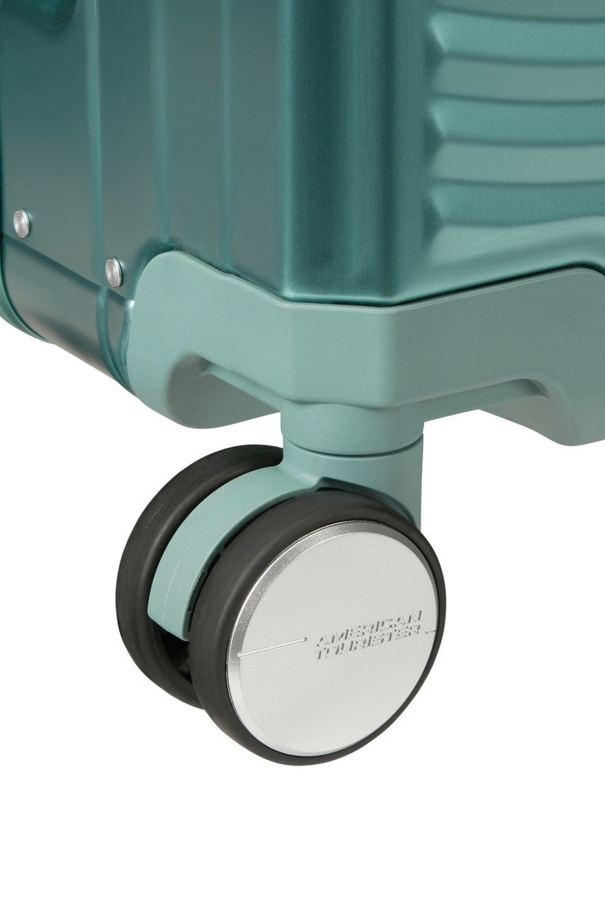 American Tourister Soundbox Alu Spinner TSA 55cm - Dusty Turquoise