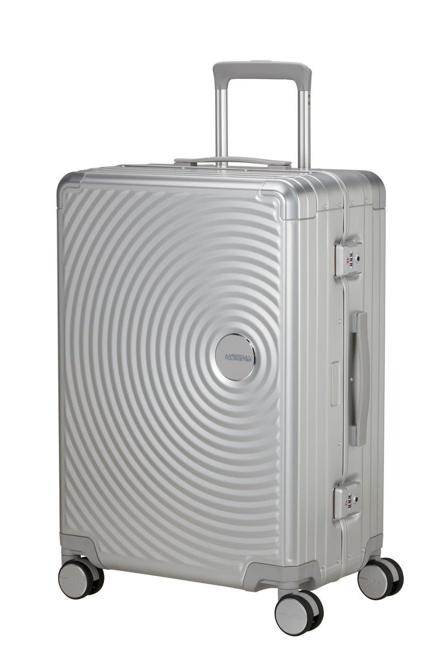 American Tourister Soundbox Alu Spinner TSA 68cm - Silver