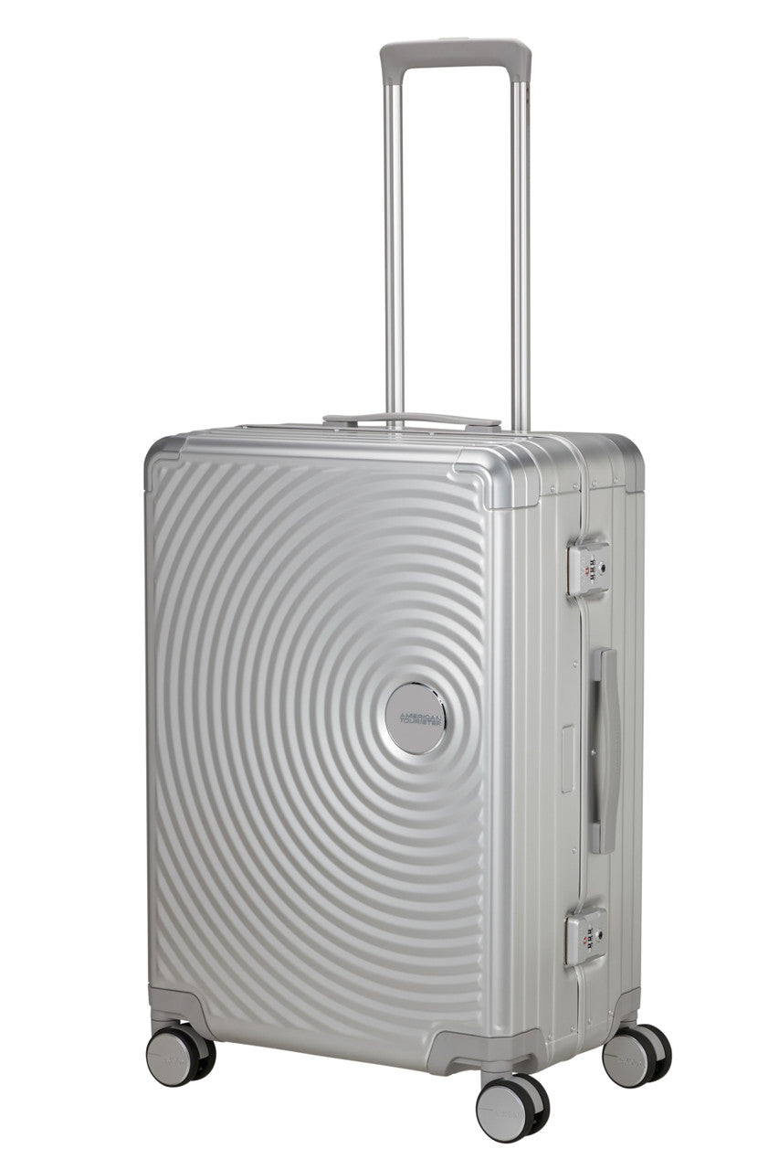 American Tourister Soundbox Alu Spinner TSA 68cm - Silver
